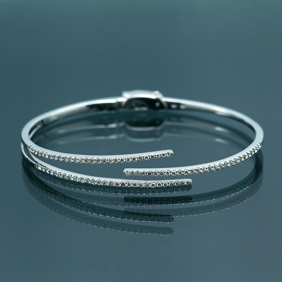 【定価35万】 ☆アンティーク ダイヤモンド ブレスレット バングル☆ 《限定1点》 [送料無料] No，AT-10 PT900 18金 18K 2(0)(0) ダイヤモンド バングル（ブレスレット） アンティークジュエリー