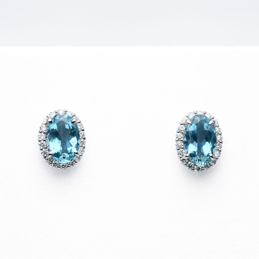 アクアマリン ピアス ｜ EP03740 – 大阪心斎橋 宝寿堂〈HOUJUDO〉