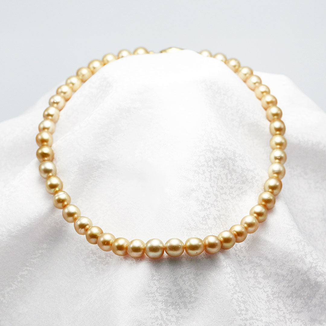 南洋ゴールデンパール ネックレス ｜ NJ04235 – 大阪心斎橋 宝寿堂