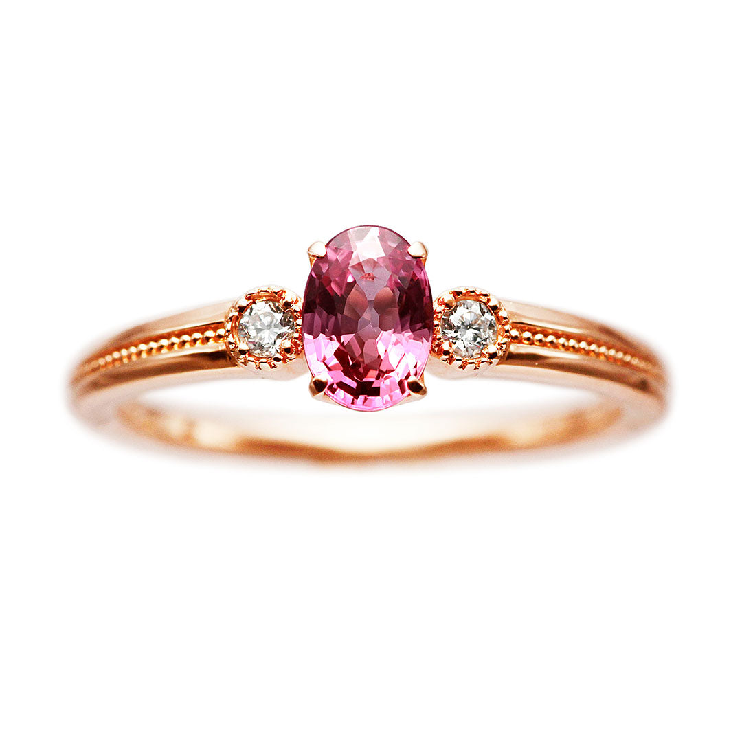 パパラチアサファイア リング（指輪） ｜ RS00844 – 大阪心斎橋 宝寿堂