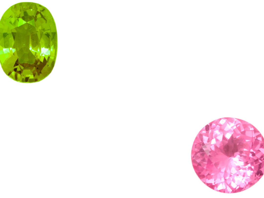 8月の誕生石（ペリドット＆スピネル）