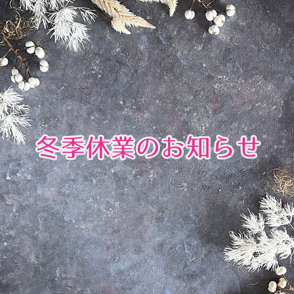 宝寿堂の冬季休業日について