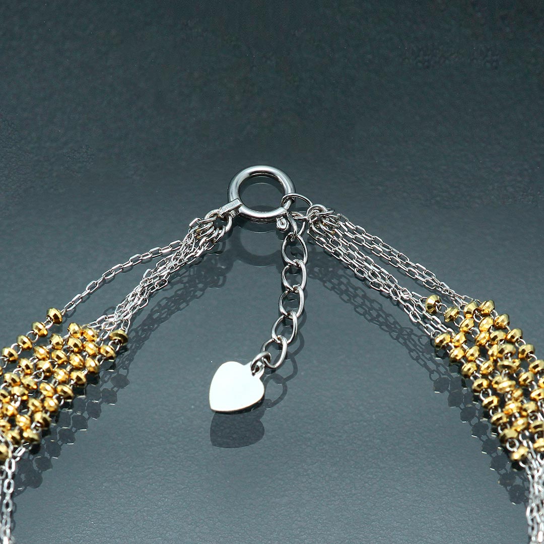 Yellow gold & white gold bracelet | BB01496