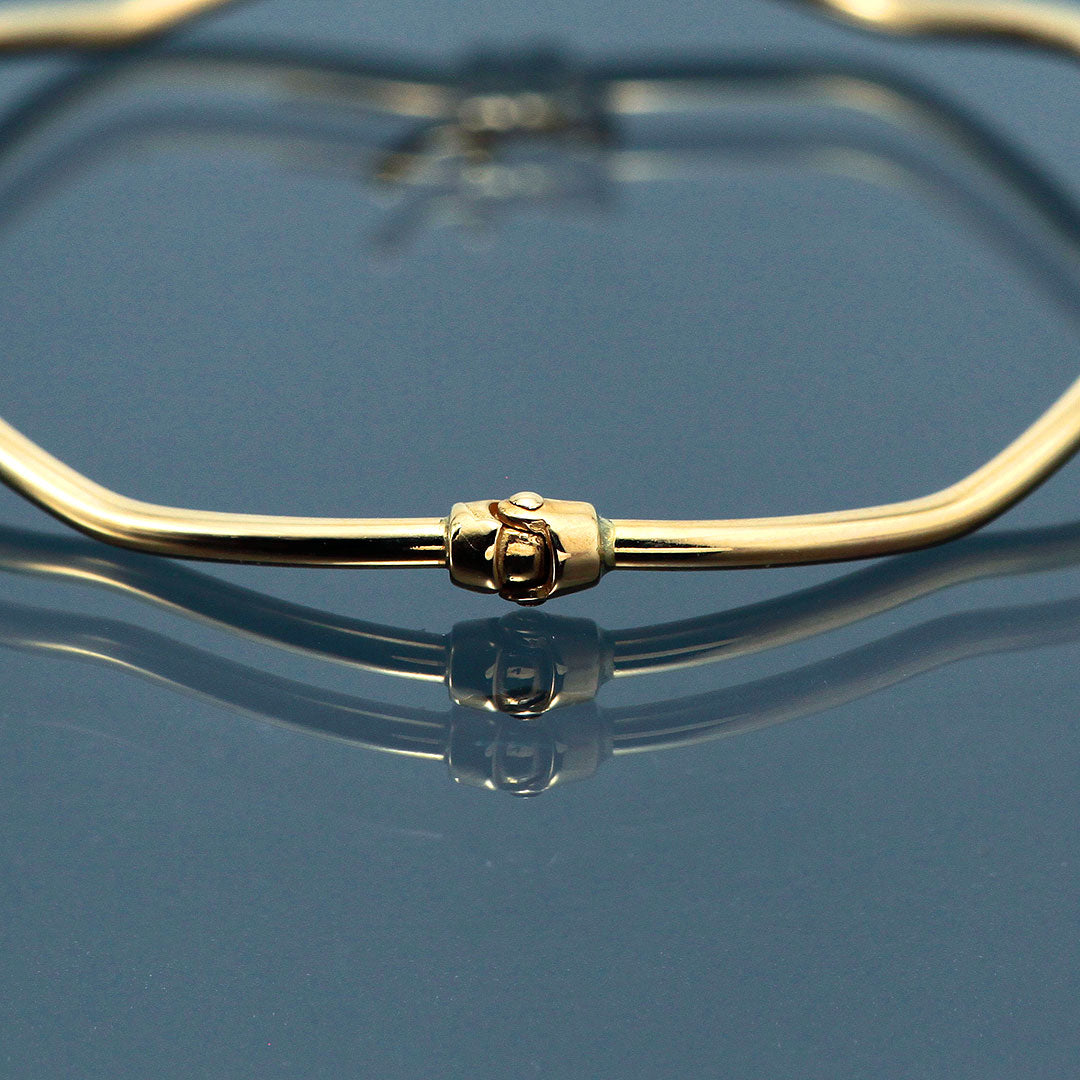 Yellow gold bangle | BB01515