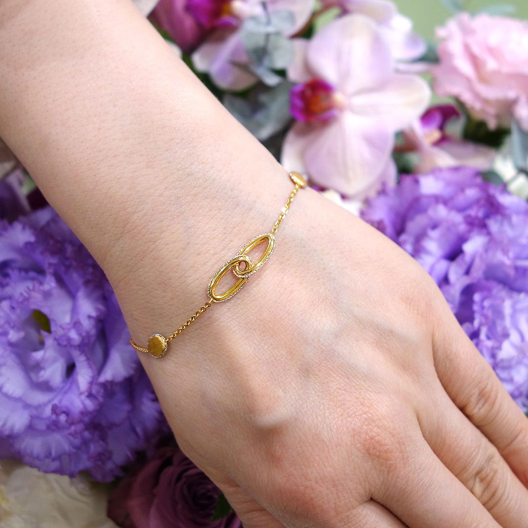 Yellow gold bracelet ｜ BB01526