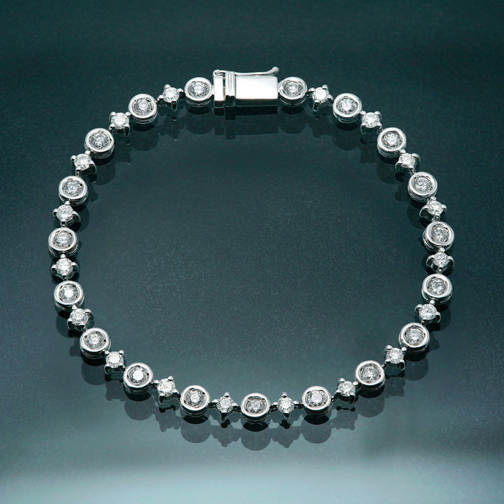 【STONE AND STRAND】ディスコ ブレスレット ダイヤモンド付 STONE AND STRAND】ディスコ ブレスレット ダイヤモンド付