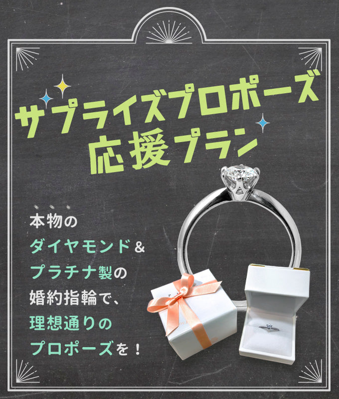 サプライズプロポーズ応援プラン