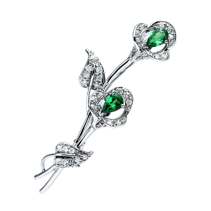 Green garnet brooch (also serves as pendant top) | BX01976