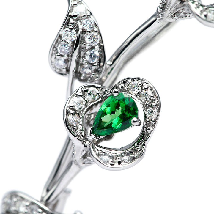 Green garnet brooch (also serves as pendant top) | BX01976