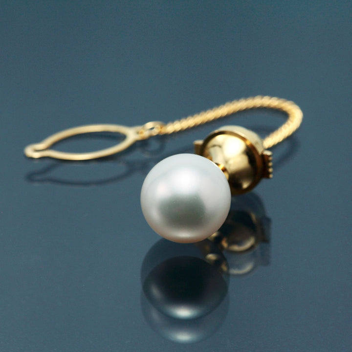 南洋白蝶真珠パール タックピンブローチ ｜ BX01978