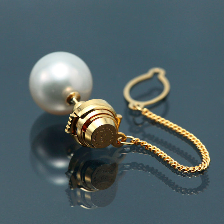 南洋白蝶真珠パール タックピンブローチ ｜ BX01978