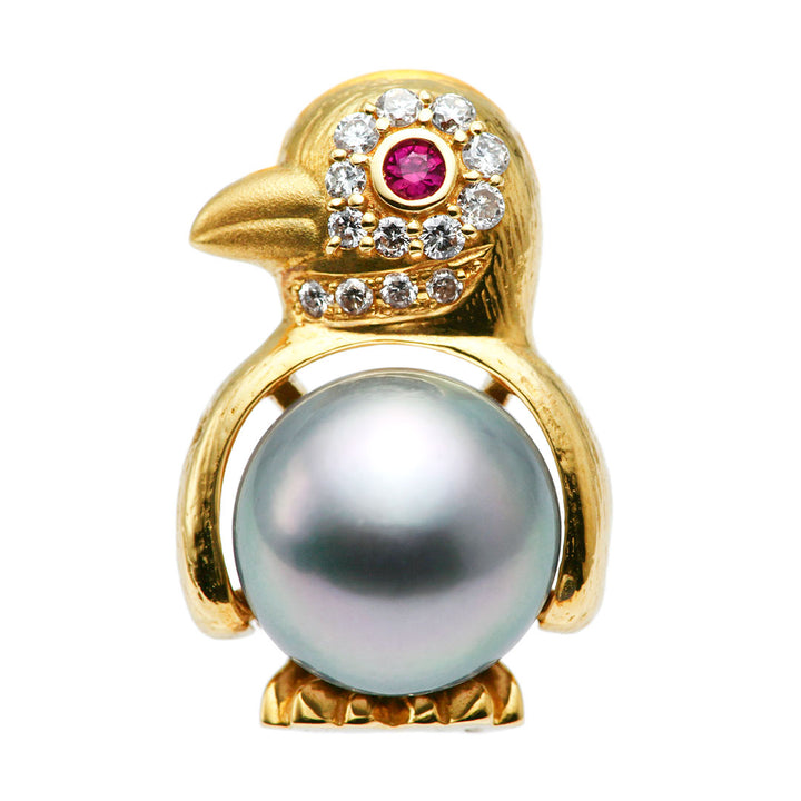 南洋黒蝶真珠パール タックピンブローチ ｜ BX01980