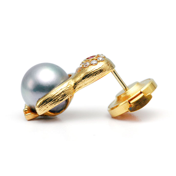 南洋黒蝶真珠パール タックピンブローチ ｜ BX01980