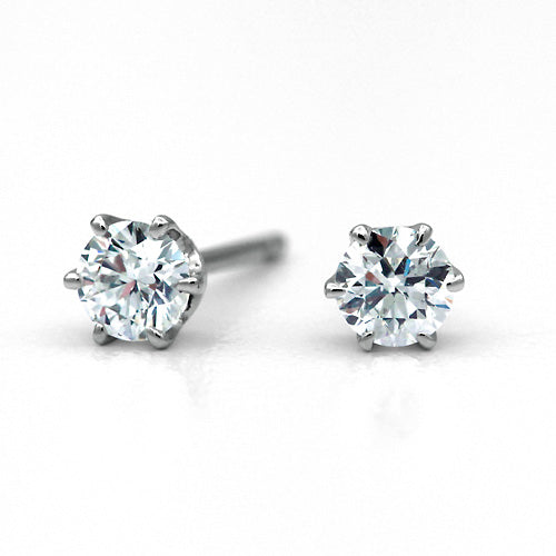 Diamond earrings ｜ EP03833<br> (0.300ct/F/SI2/VG, 0.309ct/E/SI2/VG)