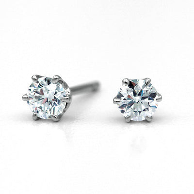 Diamond earrings ｜ EP03833<br> (0.300ct/F/SI2/VG, 0.309ct/E/SI2/VG)