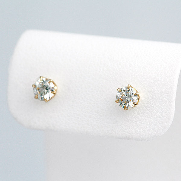 Diamond earrings | EP03612<br>(0.200ct/G/SI2/Good, 0.209ct/F/SI2/Good)
