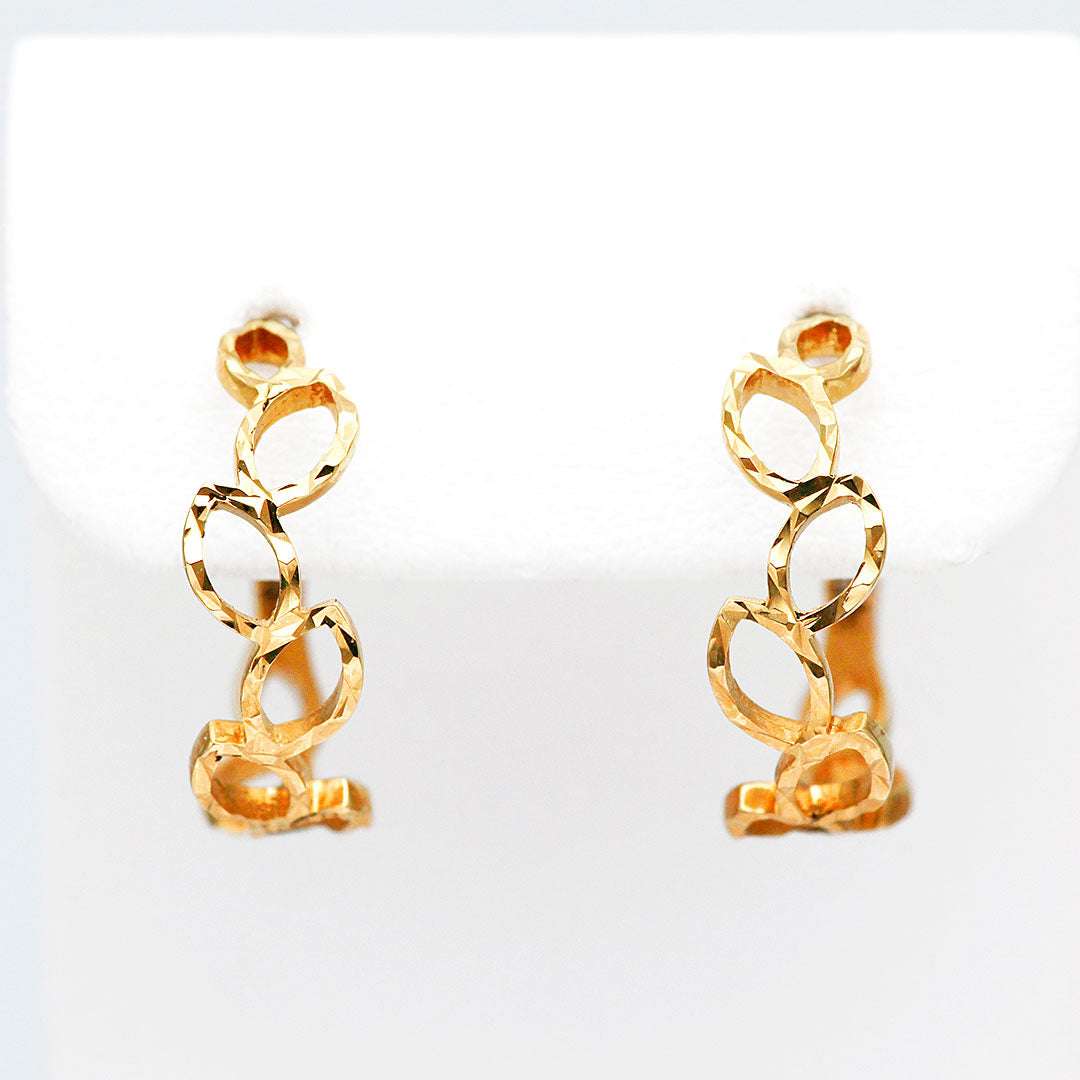 <tc>Yellow GOld Earrings ｜ EP03396</tc>