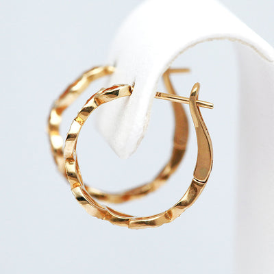 <tc>Yellow GOld Earrings ｜ EP03396</tc>