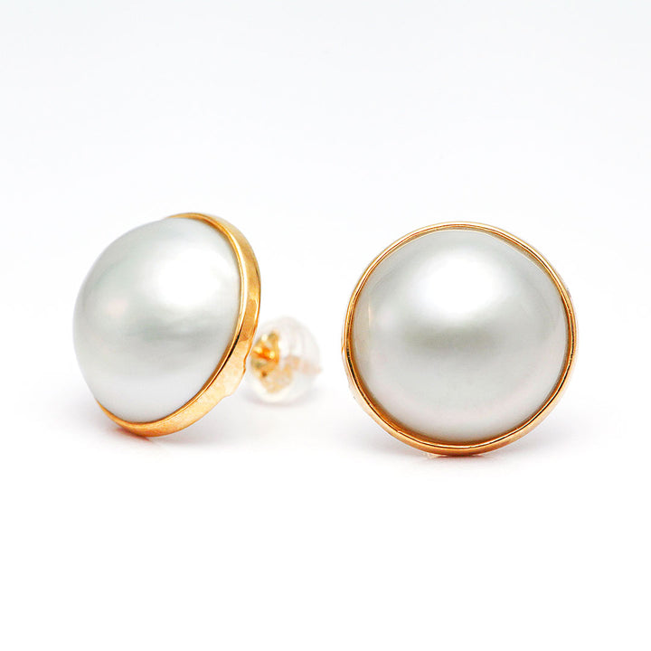 Mabe pearl earrings ｜ EP03446
