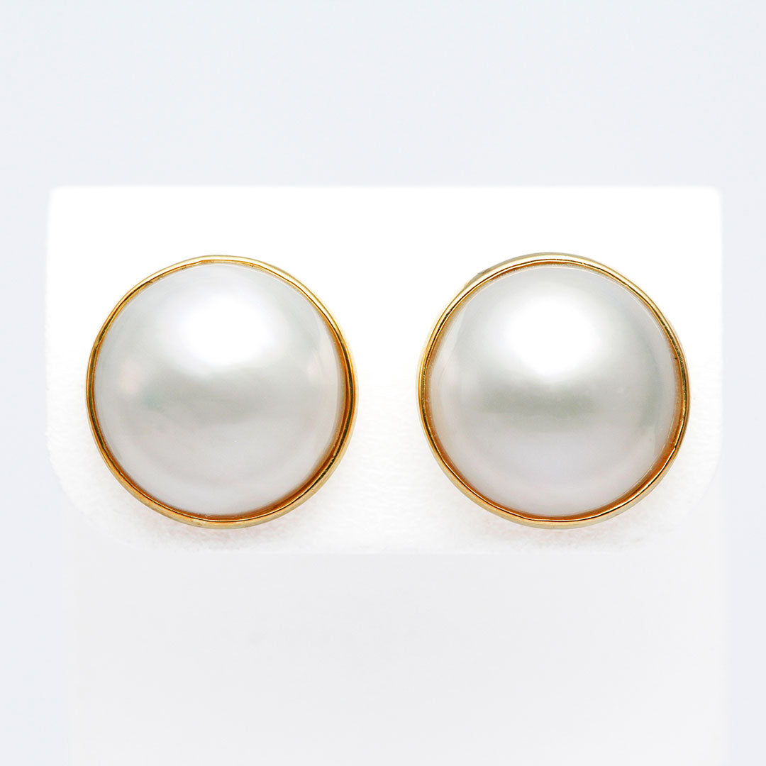 Mabe pearl earrings ｜ EP03446