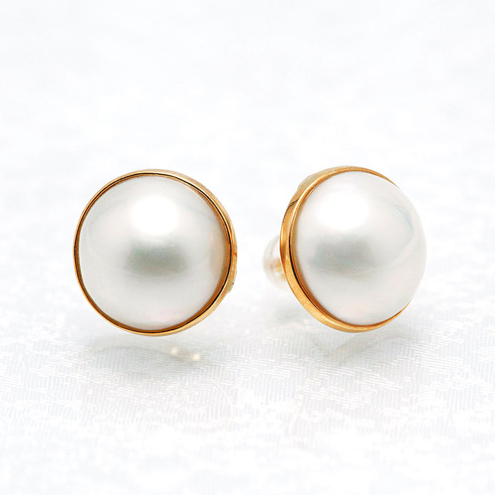 Mabe pearl earrings ｜ EP03446