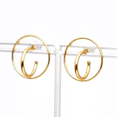 Yellow gold earrings ｜ EP03456