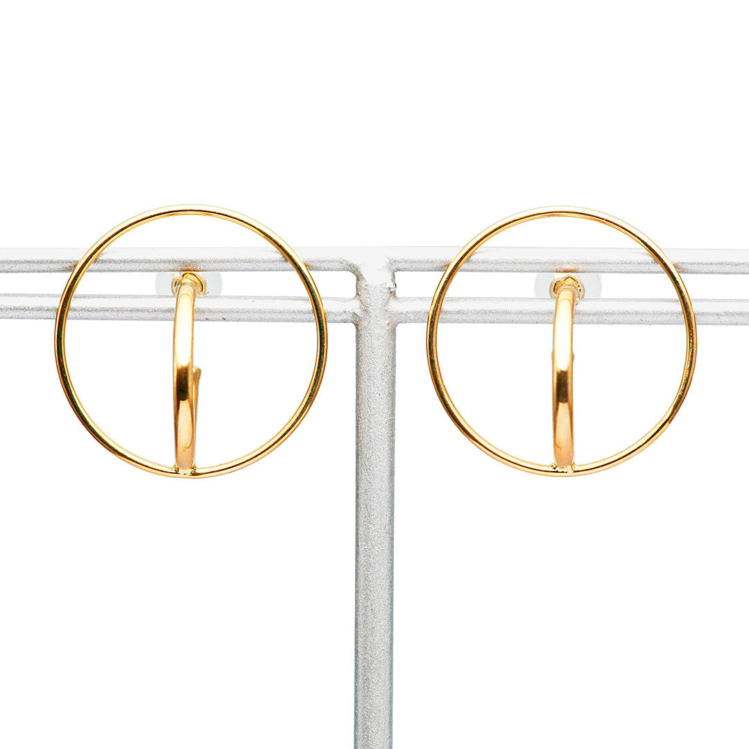 Yellow gold earrings ｜ EP03456