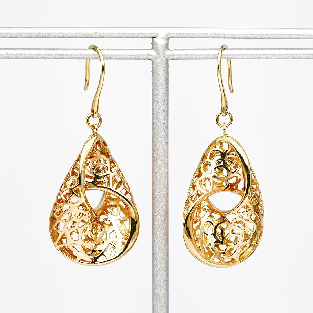 <tc>Yellow Gold Earrings ｜ EP03504</tc>