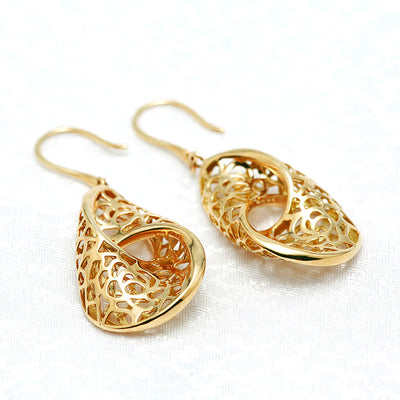 <tc>Yellow Gold Earrings ｜ EP03504</tc>