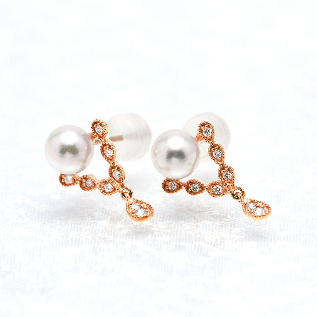 <tc>Akoya Pearl Earrings ｜ EP03540</tc>