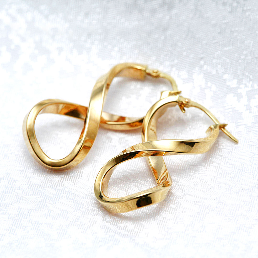 Yellow gold earrings ｜ EP03548