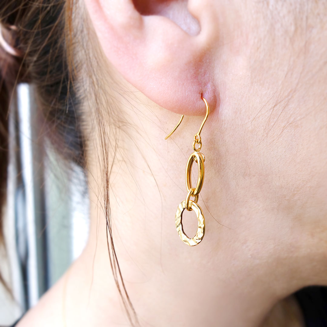 イエローゴールド ピアス ｜ EP03574