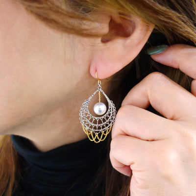 Akoya pearl earrings ｜ EP03579