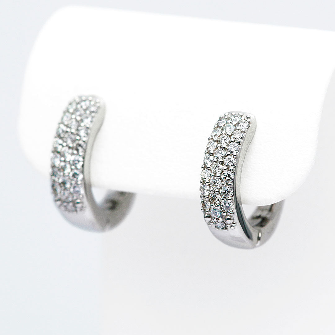 Diamond pave earrings ｜ EP03617