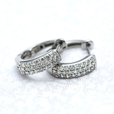 Diamond pave earrings ｜ EP03617