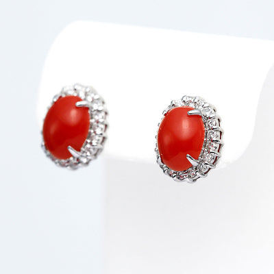 Coral earrings ｜ EP03622