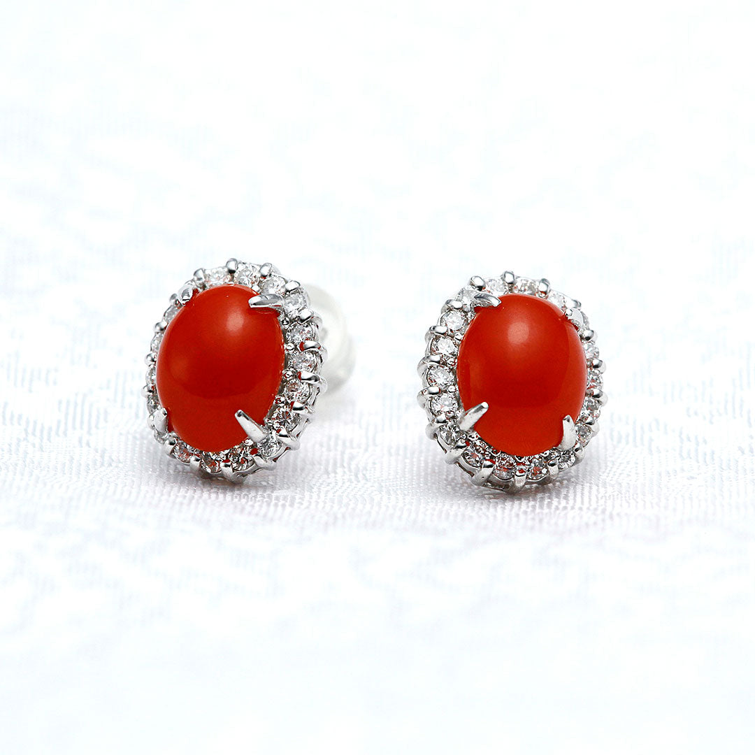 Coral earrings ｜ EP03622