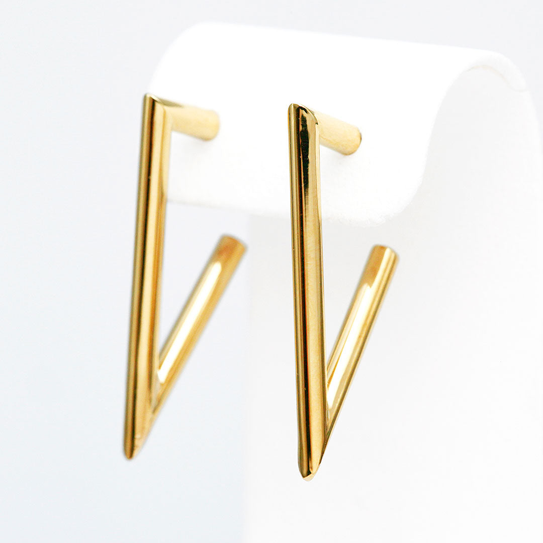 Yellow gold earrings ｜ EP03639