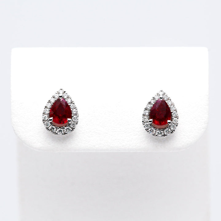 ルビー ピアス ｜ EP03648