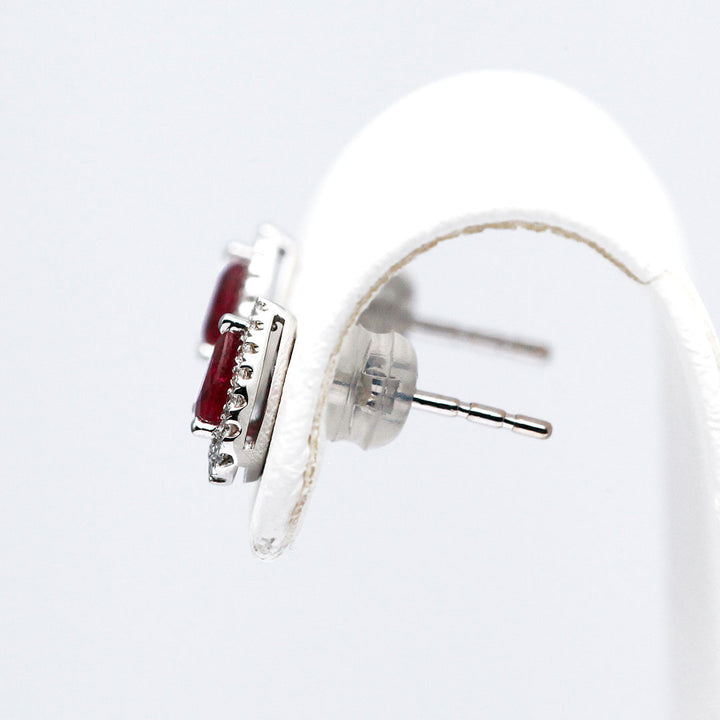 ルビー ピアス ｜ EP03648