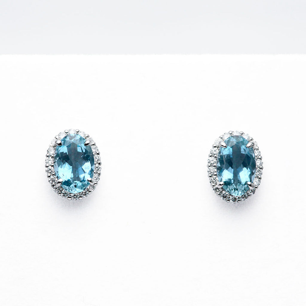 アクアマリン ピアス ｜ EP03740 – 大阪心斎橋 宝寿堂〈HOUJUDO〉