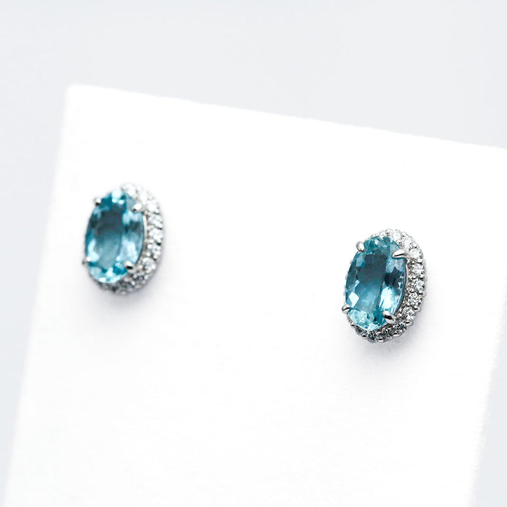 アクアマリン ピアス ｜ EP03740
