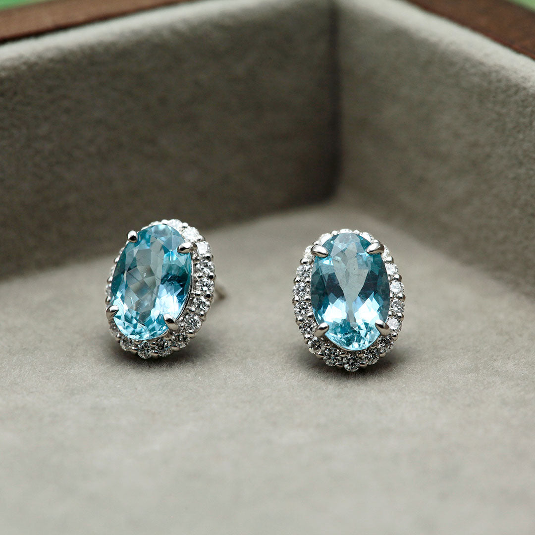 アクアマリン ピアス ｜ EP03740