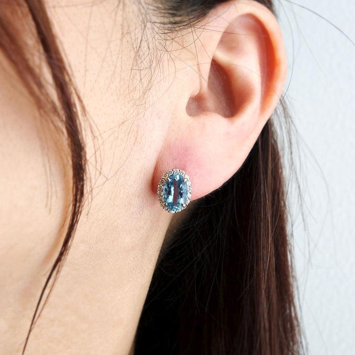 アクアマリン ピアス ｜ EP03740