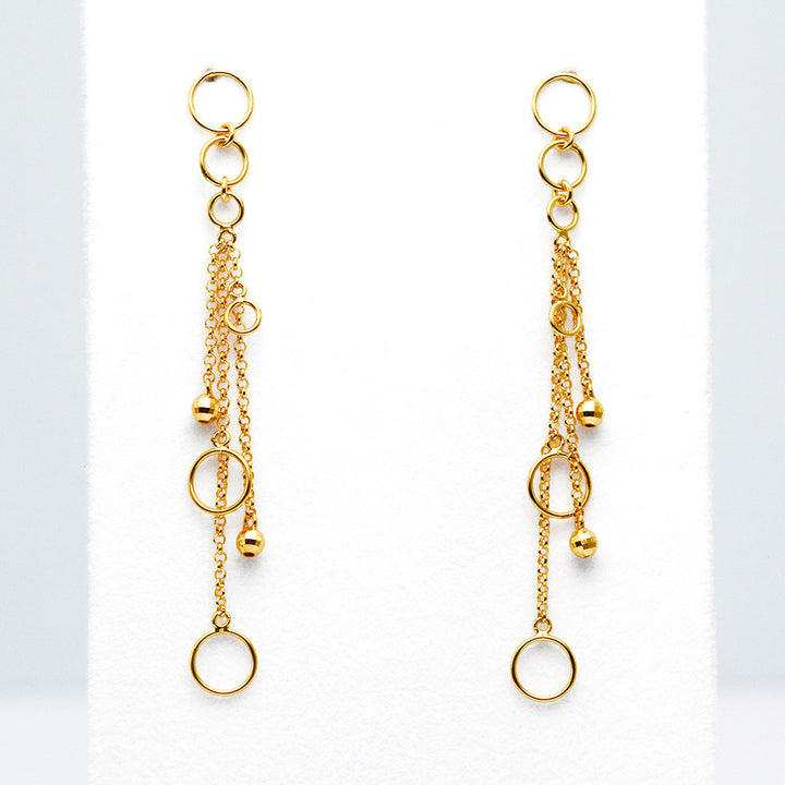 イエローゴールド ピアス ｜ EP03752