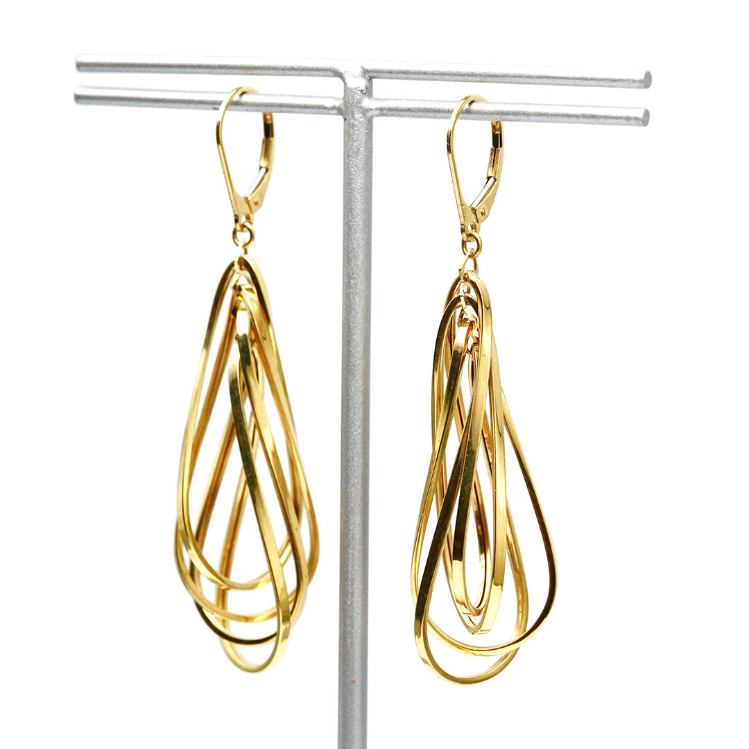 イエローゴールド ピアス ｜ EP03765