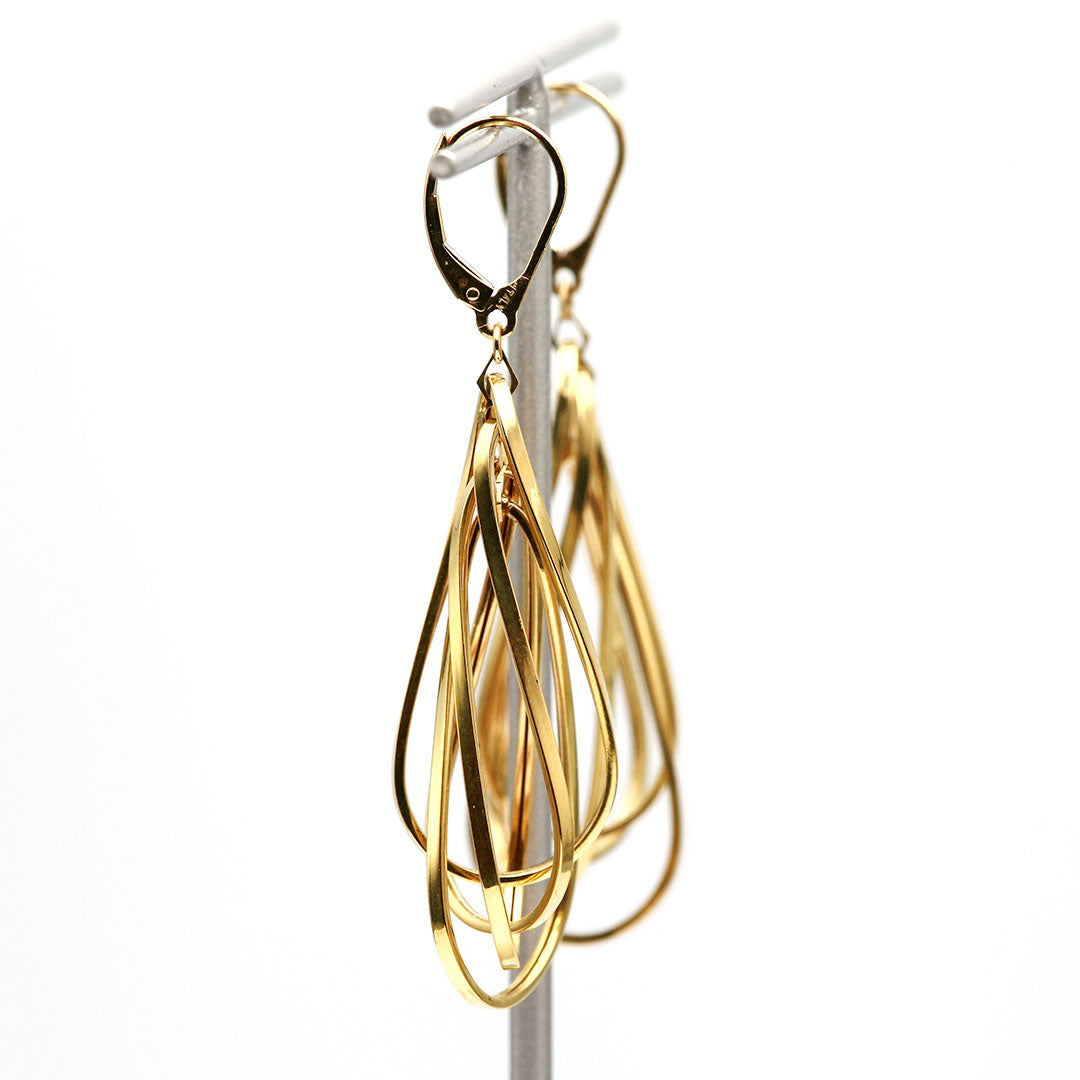 イエローゴールド ピアス ｜ EP03765