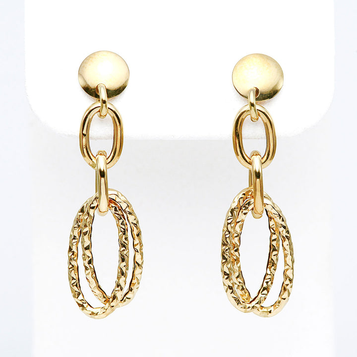 <tc>Yellow gold earrings ｜ EP03766</tc>