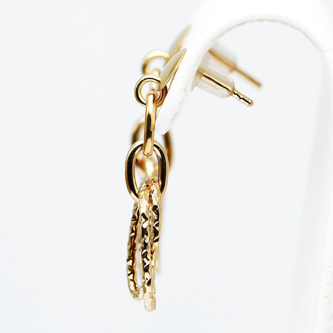 <tc>Yellow gold earrings ｜ EP03766</tc>