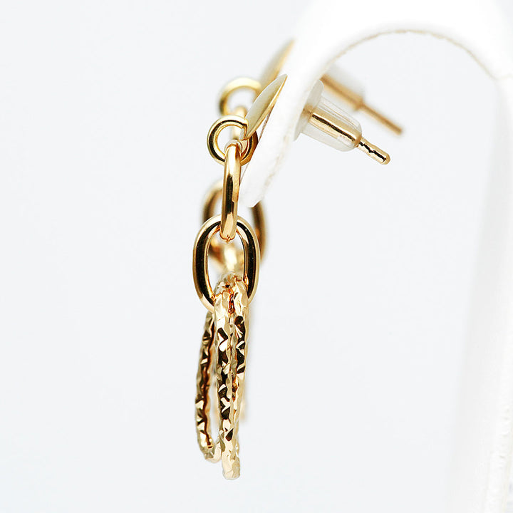 <tc>Yellow gold earrings ｜ EP03766</tc>